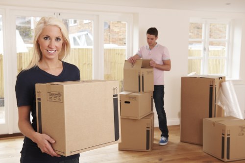 Careful loading of sofas and tables for a local Pentonville move