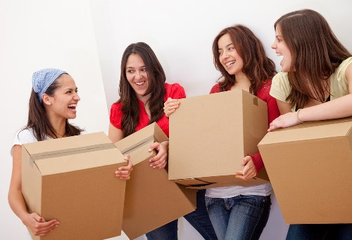 Professional movers handling furniture during a Pentonville relocation