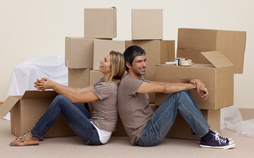 Professional commercial moving team supporting a Pentonville relocation