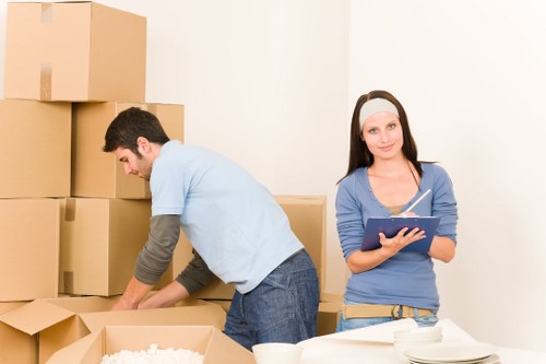 Commercial office movers in Pentonville handling furniture and technology during relocation