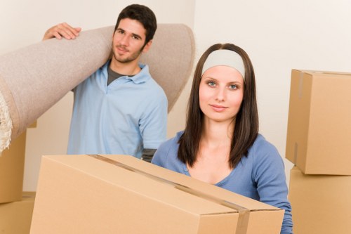 Furniture being handled carefully for house removals in Pentonville